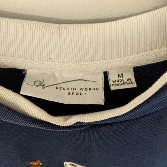 Early 2000s Grunge Cats Double Collared Sweatshirt - Picture 9 of 9